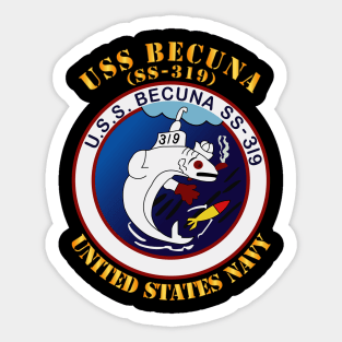 USS Becuna (SS-319) Sticker